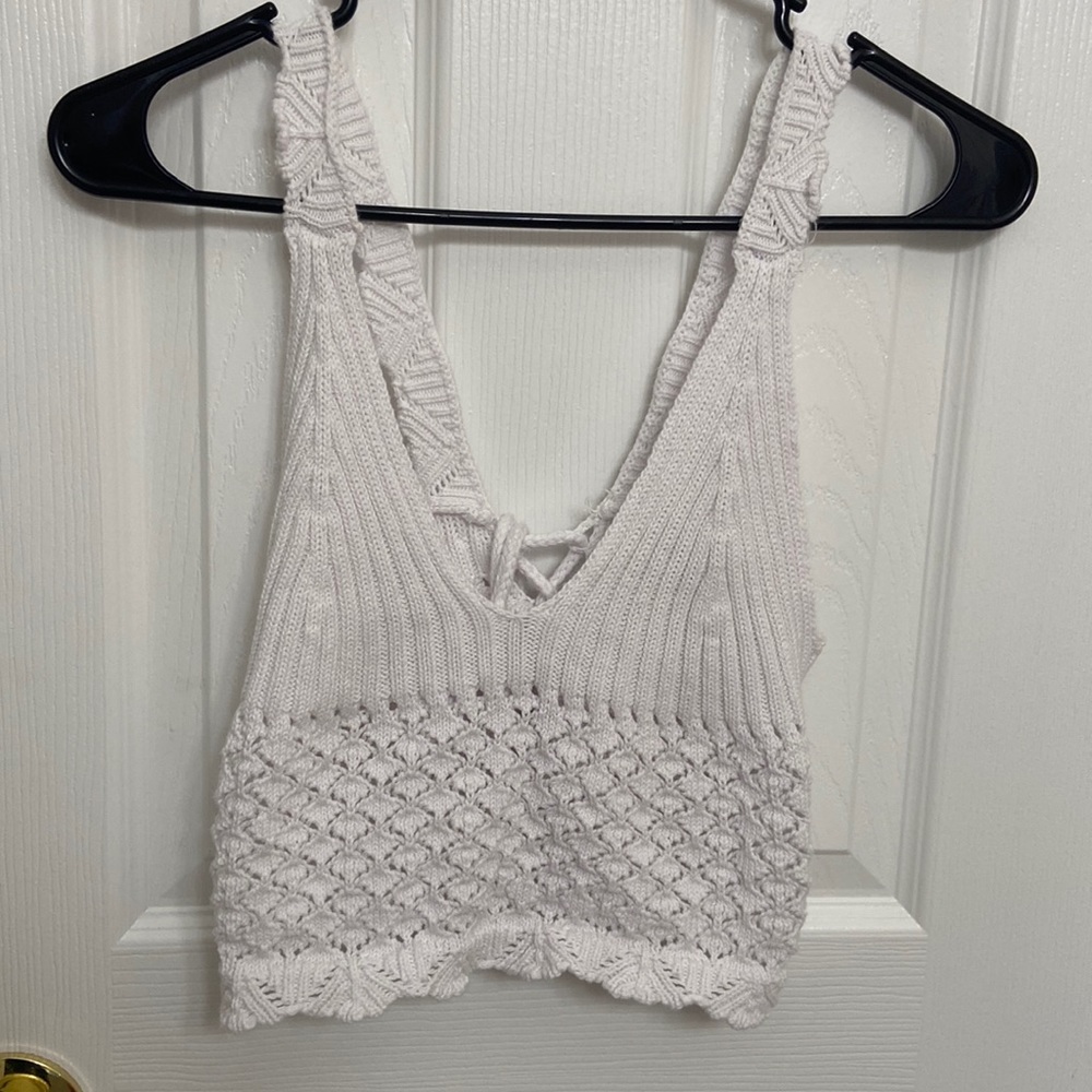 Knit White Top